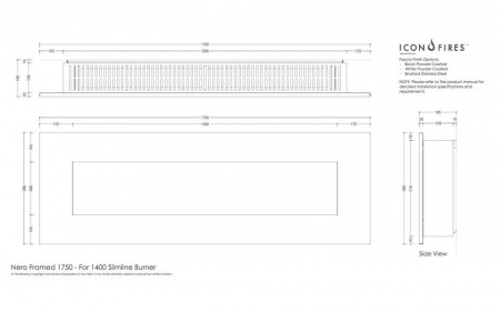 Настенный биокамин Nero 1750B Настенный биокамин Nero 1750B по цене 433 300 руб.
