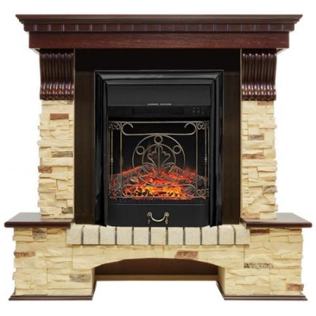 Pierre Luxe сланец (темный дуб)+Majestic FX Black