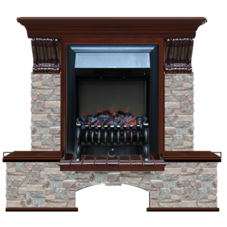 Бостон К Грот цветной (красное дерево)+Fobos Black