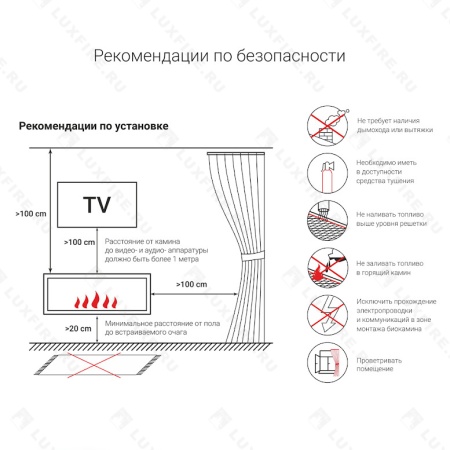 Настольный биокамин Lux Fire "Альфа" (черный) по цене 9 922 руб.