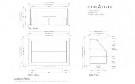 Встраиваемый биокамин CLASSIC FIREBOX Stainless Steel по цене 311 200 руб.