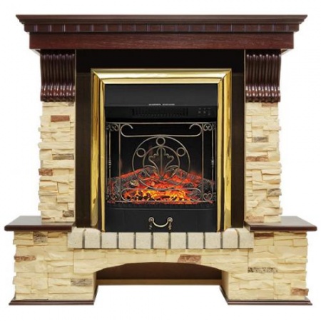 Pierre Luxe сланец (темный дуб)+Majestic FX Brass Pierre Luxe сланец (темный дуб)+Majestic FX Brass