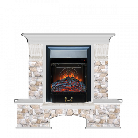 Бостон К Арбат (беленый дуб)+Majestic Black