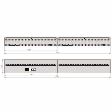 Электроочаг Schönes Feuer 3D FireLine 2000