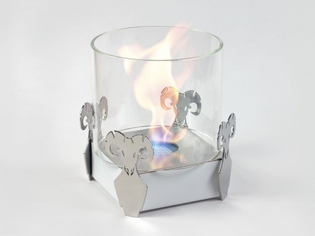 Настольный биокамин Lux Fire Зодиак "Овен" Белый по цене 15 000 руб.